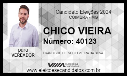 Candidato CHICO VIEIRA 2024 - COIMBRA - Eleições