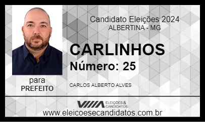 Candidato CARLINHOS 2024 - ALBERTINA - Eleições