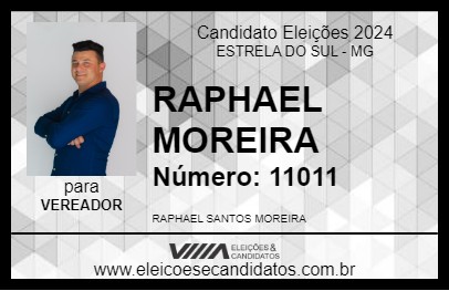 Candidato RAPHAEL MOREIRA 2024 - ESTRELA DO SUL - Eleições