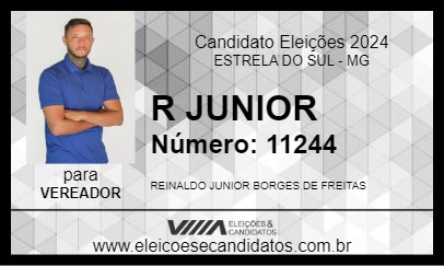 Candidato R JUNIOR 2024 - ESTRELA DO SUL - Eleições