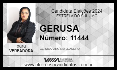 Candidato GERUSA 2024 - ESTRELA DO SUL - Eleições