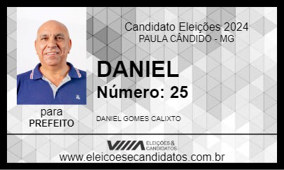 Candidato DANIEL 2024 - PAULA CÂNDIDO - Eleições