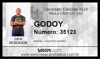 Candidato GODOY 2024 - PAULA CÂNDIDO - Eleições