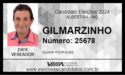 Candidato GILMARZINHO 2024 - ALBERTINA - Eleições