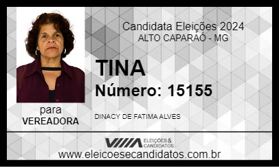 Candidato TINA 2024 - ALTO CAPARAÓ - Eleições