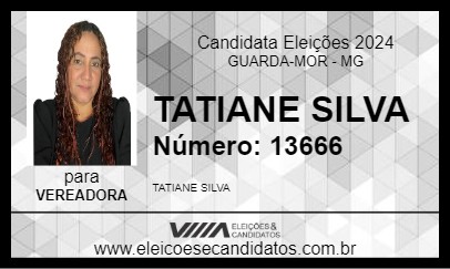 Candidato TATIANE SILVA 2024 - GUARDA-MOR - Eleições