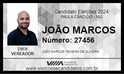 Candidato JOÃO MARCOS 2024 - PAULA CÂNDIDO - Eleições