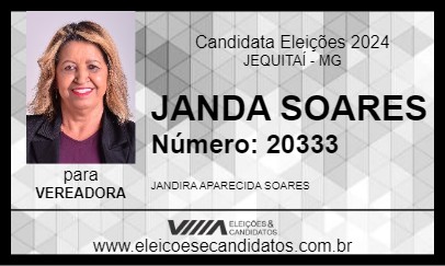 Candidato JANDA SOARES 2024 - JEQUITAÍ - Eleições