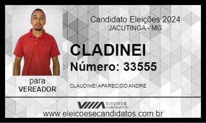 Candidato CLAUDINEI 2024 - JACUTINGA - Eleições