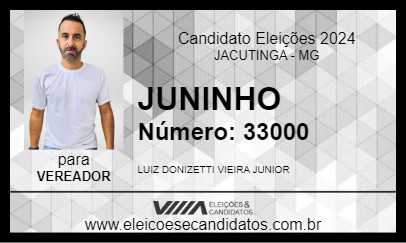 Candidato JUNINHO 2024 - JACUTINGA - Eleições