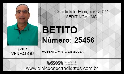 Candidato BETITO 2024 - SERITINGA - Eleições