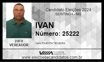 Candidato IVAN 2024 - SERITINGA - Eleições