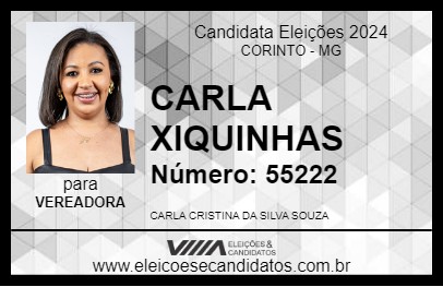 Candidato CARLA XIQUINHAS 2024 - CORINTO - Eleições