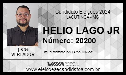 Candidato HELIO LAGO JR 2024 - JACUTINGA - Eleições