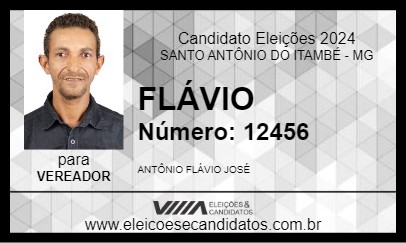 Candidato FLÁVIO 2024 - SANTO ANTÔNIO DO ITAMBÉ - Eleições