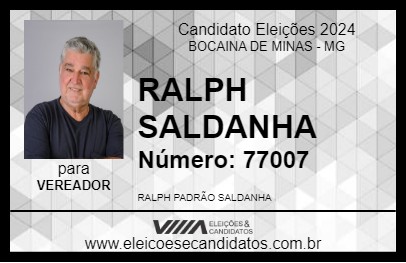 Candidato RALPH SALDANHA 2024 - BOCAINA DE MINAS - Eleições