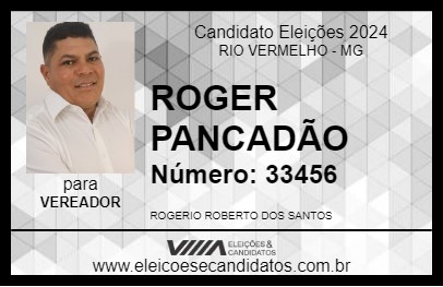 Candidato ROGER PANCADÃO 2024 - RIO VERMELHO - Eleições