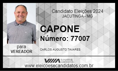 Candidato CAPONE 2024 - JACUTINGA - Eleições