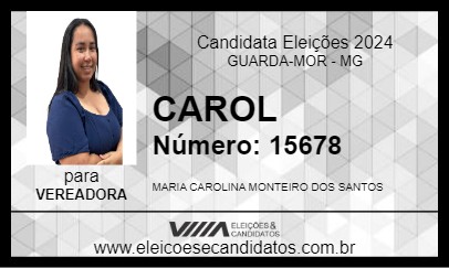 Candidato CAROL 2024 - GUARDA-MOR - Eleições