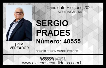 Candidato SERGIO PRADES 2024 - JACUTINGA - Eleições