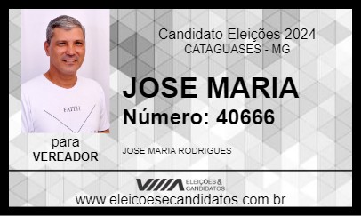 Candidato JOSE MARIA 2024 - CATAGUASES - Eleições