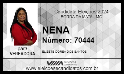 Candidato NENA 2024 - BORDA DA MATA - Eleições