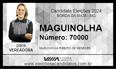 Candidato MAGUINOLHA 2024 - BORDA DA MATA - Eleições