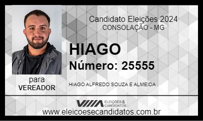 Candidato HIAGO 2024 - CONSOLAÇÃO - Eleições