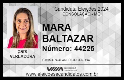 Candidato MARA BALTAZAR 2024 - CONSOLAÇÃO - Eleições