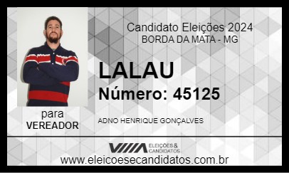 Candidato LALAU 2024 - BORDA DA MATA - Eleições