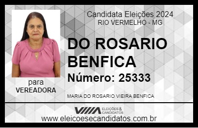 Candidato DO ROSARIO BENFICA 2024 - RIO VERMELHO - Eleições