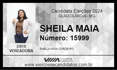 Candidato SHEILA MAIA 2024 - GLAUCILÂNDIA - Eleições