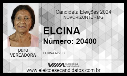 Candidato ELCINA 2024 - NOVORIZONTE - Eleições