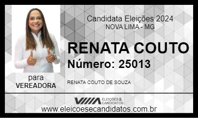 Candidato RENATA COUTO 2024 - NOVA LIMA - Eleições