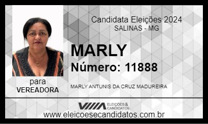 Candidato MARLY 2024 - SALINAS - Eleições