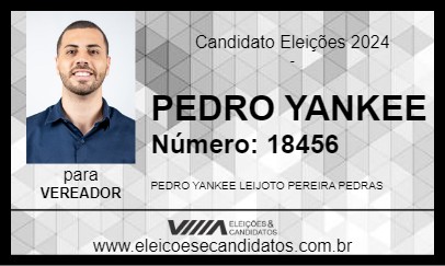 Candidato PEDRO YANKEE 2024 - CORINTO - Eleições