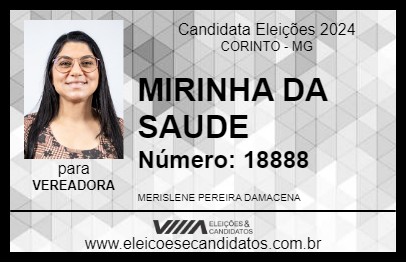 Candidato MEIRINHA DA SAUDE 2024 - CORINTO - Eleições