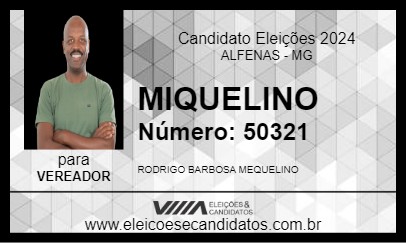 Candidato MIQUELINO 2024 - ALFENAS - Eleições