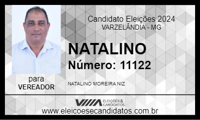 Candidato NATALINO 2024 - VARZELÂNDIA - Eleições