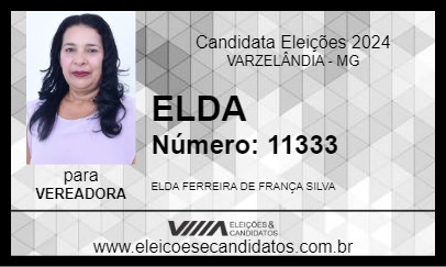 Candidato ELDA 2024 - VARZELÂNDIA - Eleições