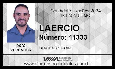 Candidato LAERCIO 2024 - IBIRACATU - Eleições