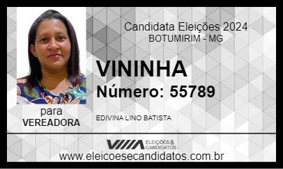 Candidato VININHA 2024 - BOTUMIRIM - Eleições