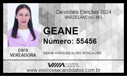 Candidato GEANE 2024 - VARZELÂNDIA - Eleições