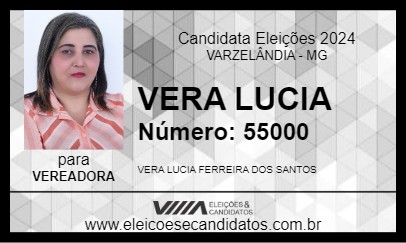 Candidato VERA LUCIA 2024 - VARZELÂNDIA - Eleições