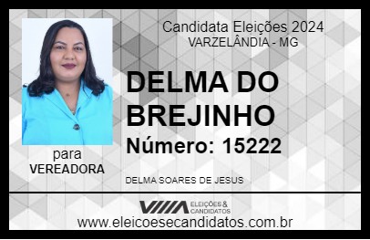 Candidato DELMA DO BREJINHO 2024 - VARZELÂNDIA - Eleições