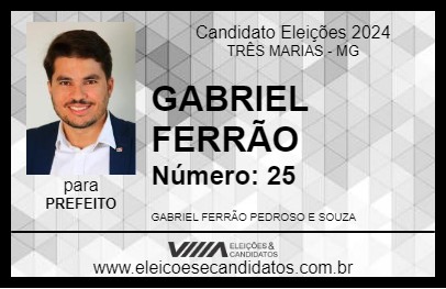 Candidato GABRIEL FERRÃO 2024 - TRÊS MARIAS - Eleições