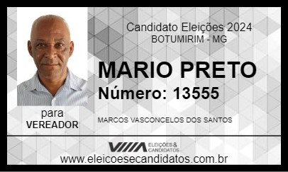 Candidato MARIO PRETO 2024 - BOTUMIRIM - Eleições