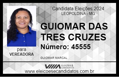 Candidato GUIOMAR DAS TRES CRUZES 2024 - LEOPOLDINA - Eleições