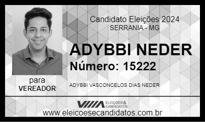 Candidato ADYBBI NEDER 2024 - SERRANIA - Eleições