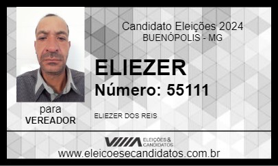 Candidato ELIEZER 2024 - BUENÓPOLIS - Eleições